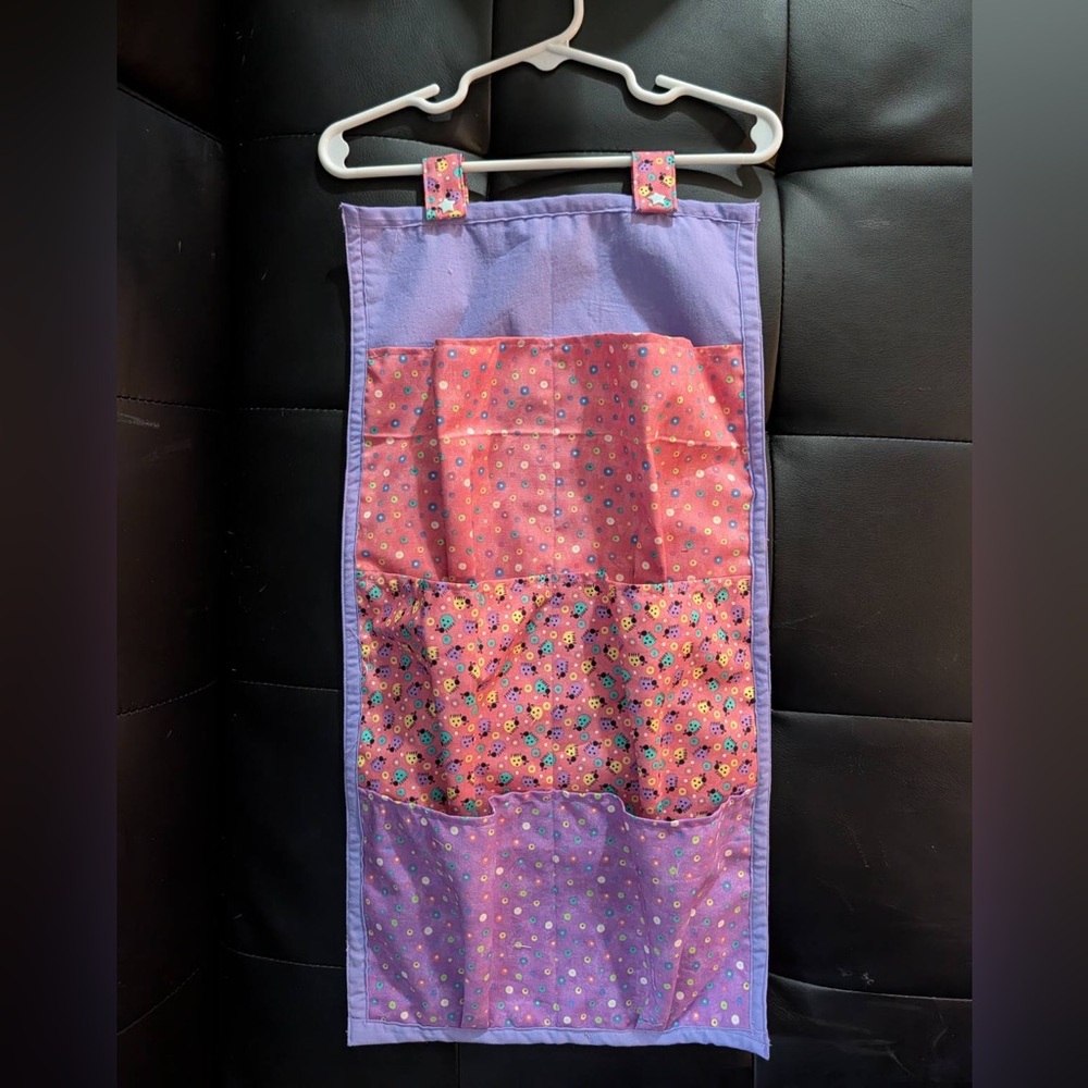 Purple and Pink hanger organizer